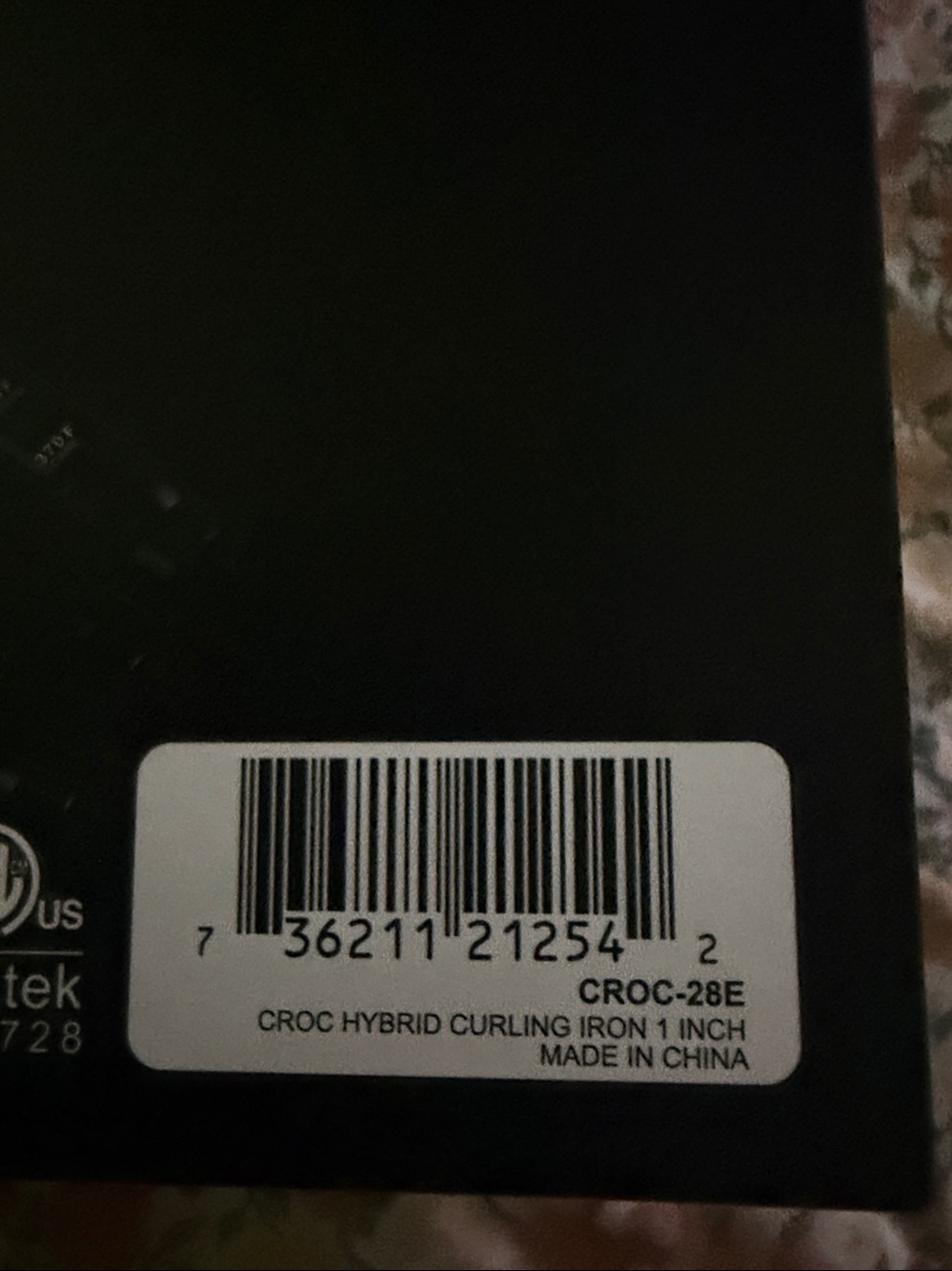 CROC new in box hybrid curling
Iron 1" - Picture 2 of 2